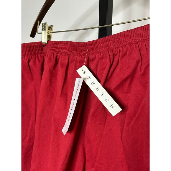 Alfred Dunner NWT- size 20 Red Elastic Dress pants - Picture 5 of 6